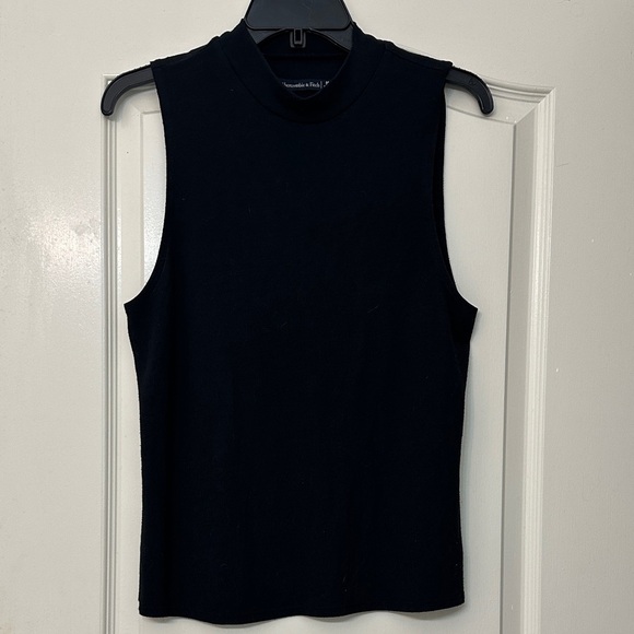 Abercrombie & Fitch Tops - Abercrombie & Fitch Black Mock Neck Top